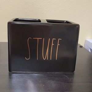 New Rae Dunn ceramic Stuff holder